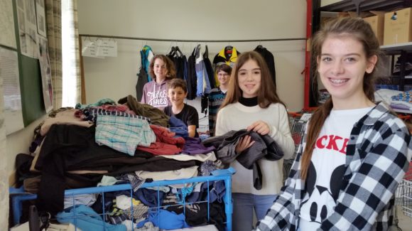 Sozialeinsatz der OS Eschen