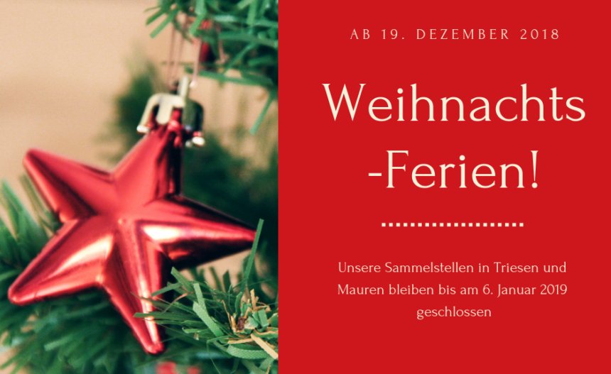 Weihnachtsferien