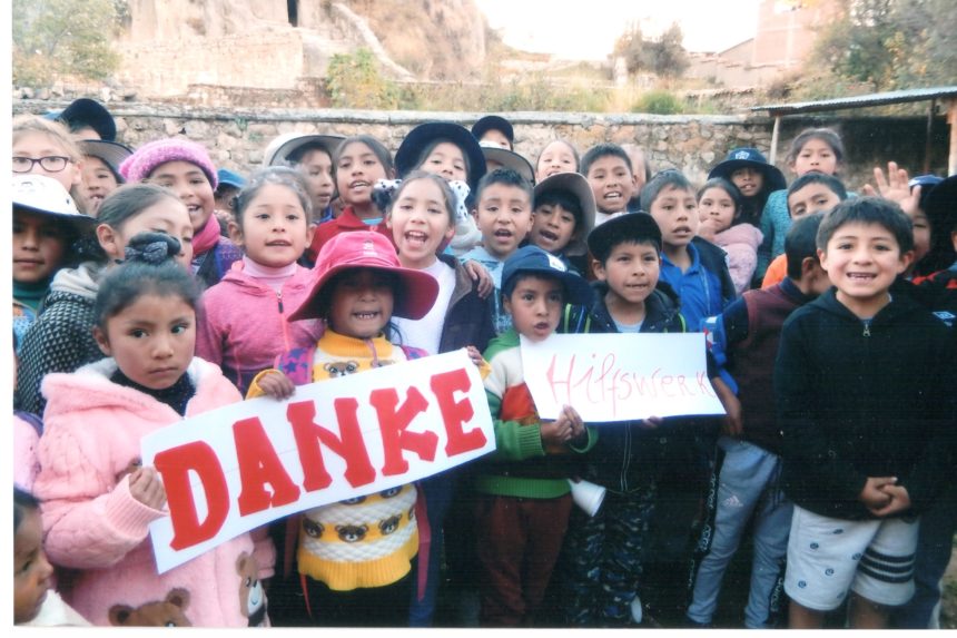 Wir haben einen Dankesbrief aus Peru erhalten