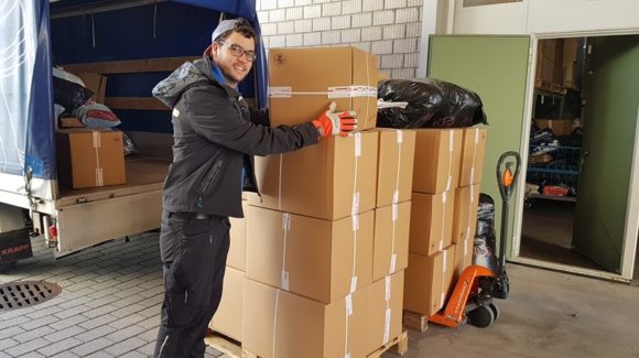 2. Hilfsgüterlieferung für Flüchtlingslager auf Lesbos