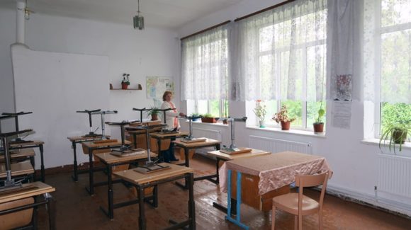 Heizung für eine Dorfschule in Moldawien