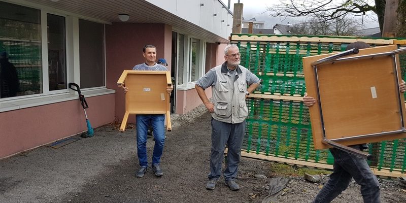 Die Möbel der Jugendherberge Schaan-Vaduz gehen nach Rumänien