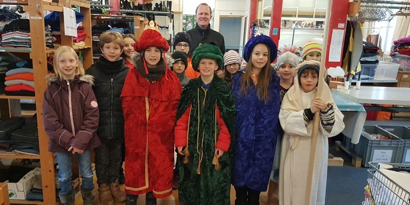 Besuch von den Sternsingern