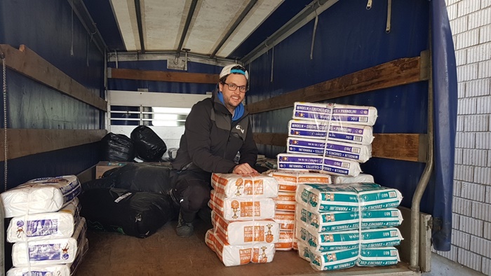 3. Hilfsgüterlieferung für Flüchtlingslager auf Lesbos