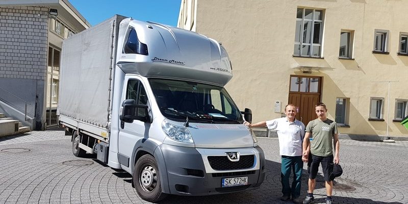 Transport nach Krakau in Polen