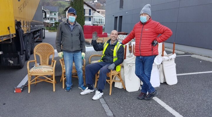 Transport nach Uschhorod in der Ukraine