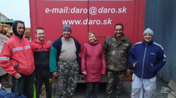 Transport zur Caritas Lucenec in der Slowakei