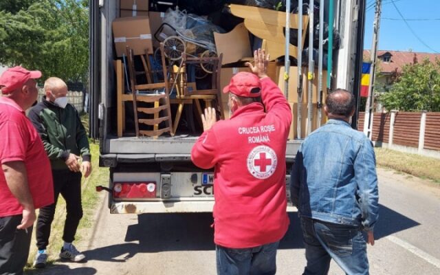 Ein weiterer Transport ist in Rumänien angekommen