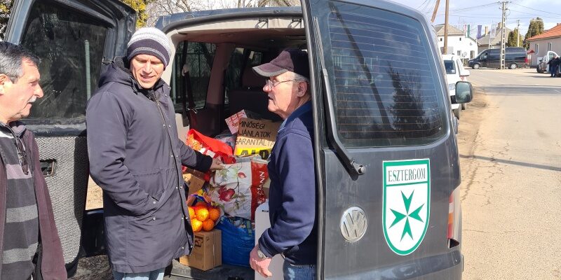 Lazarus-Orden Esztergom hilft Menschen aus der Ukraine
