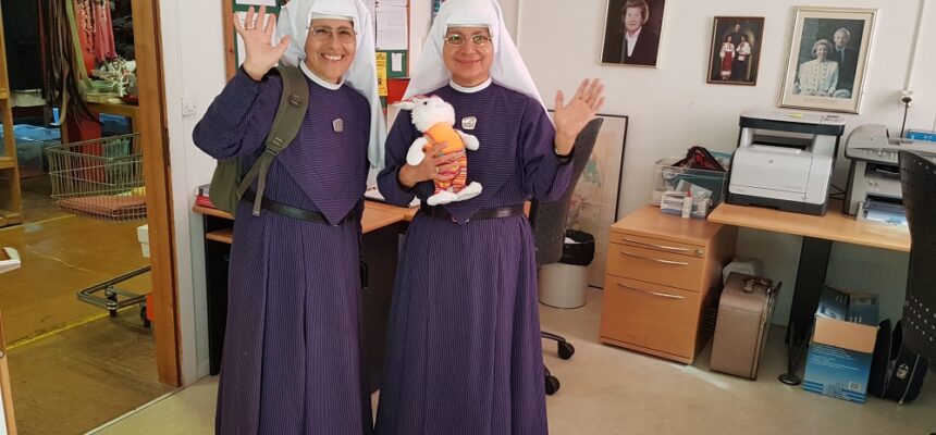 Container mit Hilfsgütern nach Peru