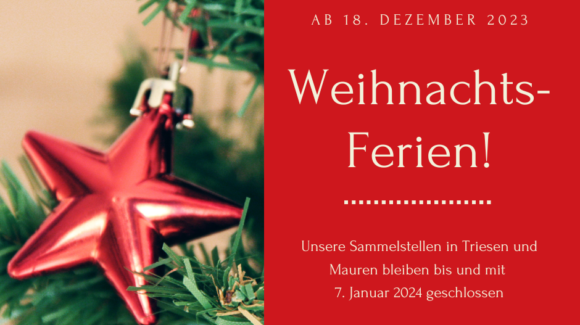 Weihnachtsferien Weihnachtsferien