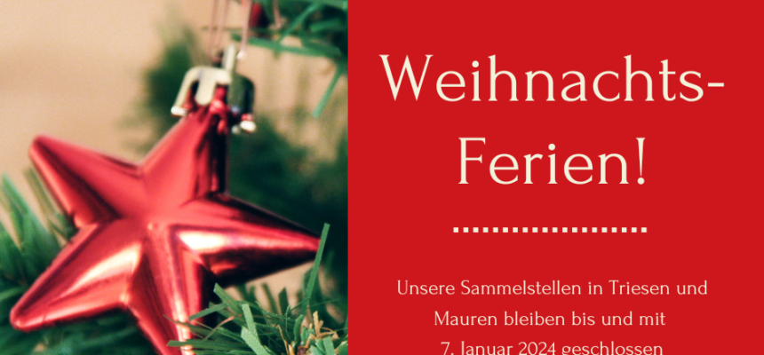 Weihnachtsferien